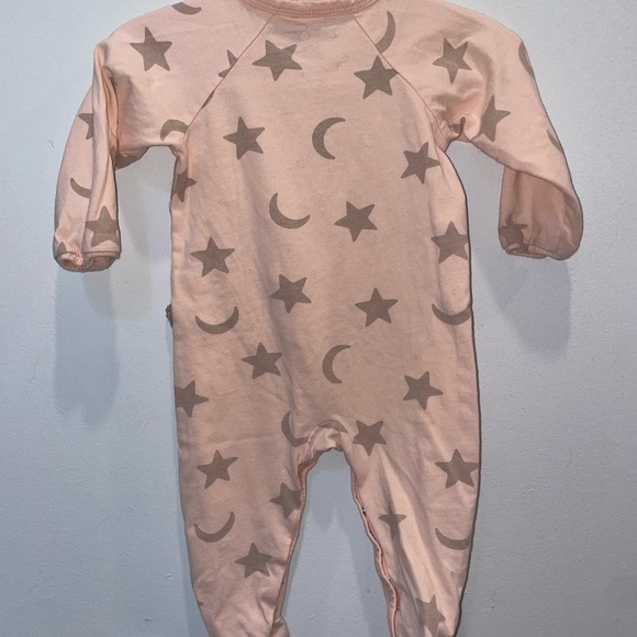 3/$15 Jessica Simpson Pink Star and Moon Baby Sleeper - Picture 5 of 5